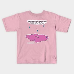 Cotton Candy Rain Kids T-Shirt